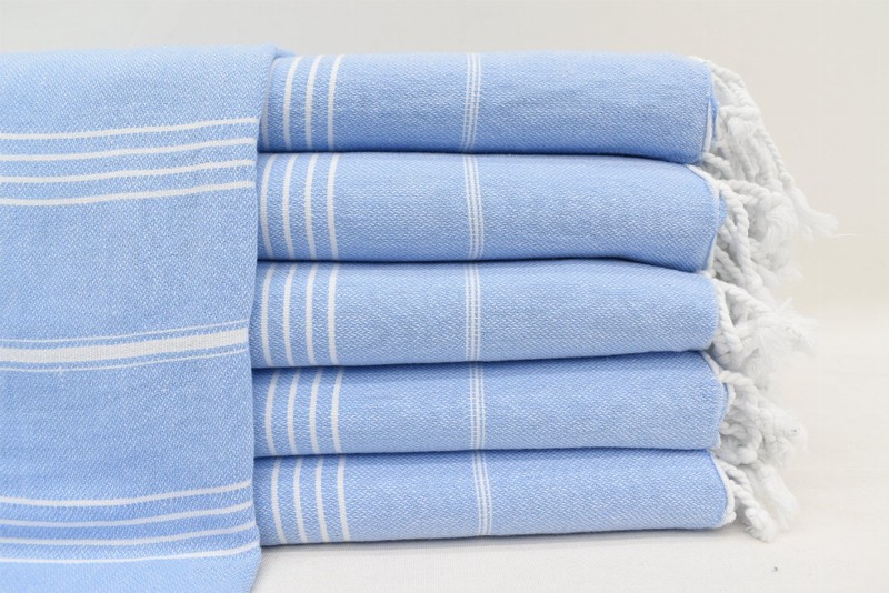 Turkish Towel - Light BlueMonaco