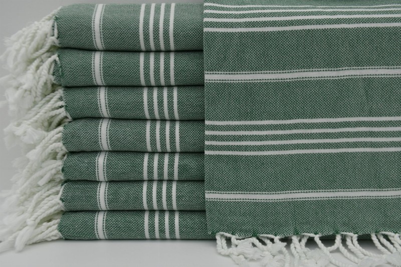 Turkish Towel - Dark GreenMonaco