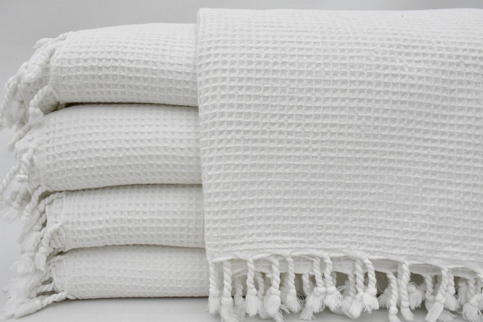 Turkish Towel - WhiteWaffle