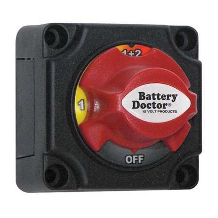 BATTERY DOCTOR ROTARY DIAL DUAL DISCONNECT SWITCH