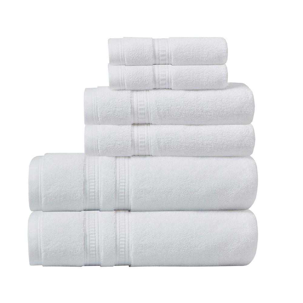 100% Cotton Feather Soft Towel 6PC Set, BR73-2435