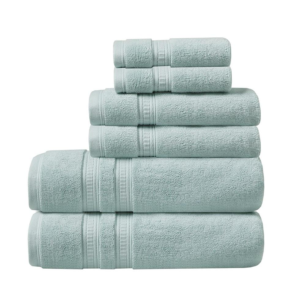 100% Cotton Feather Soft Towel 6PC Set, BR73-2437
