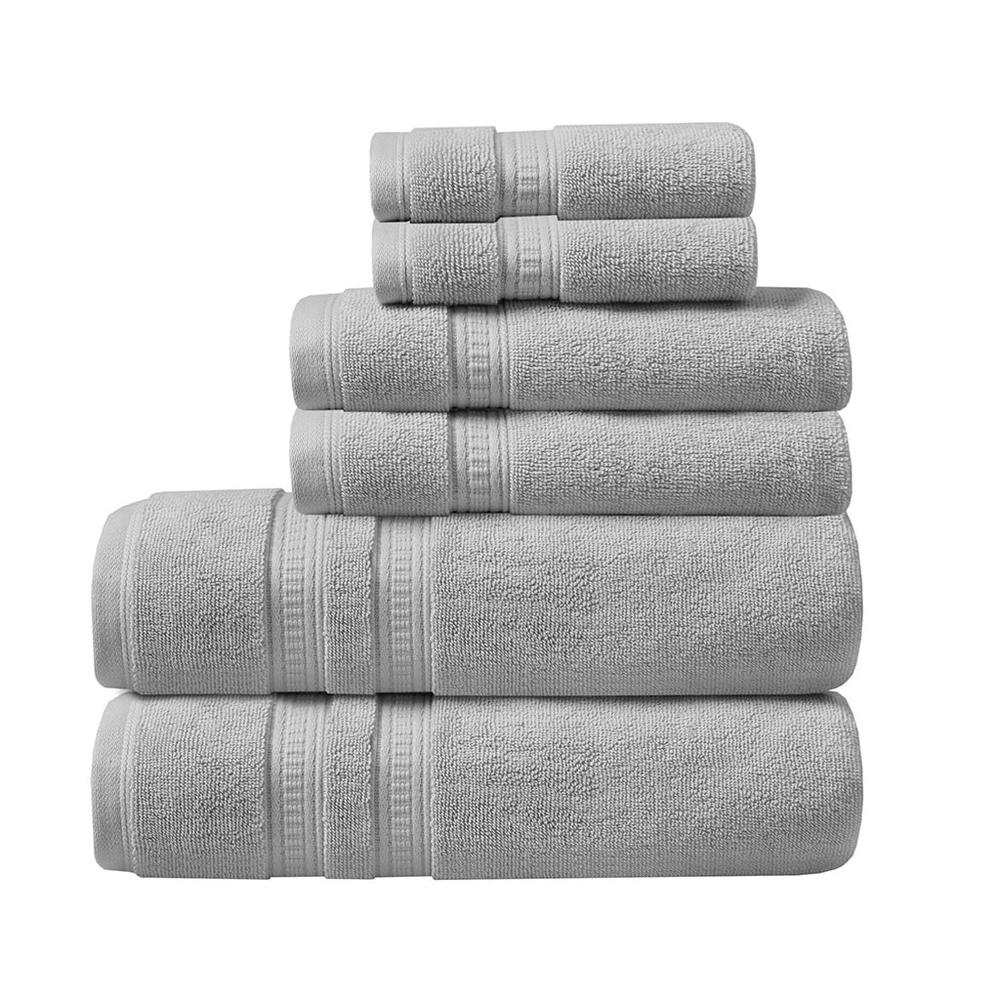 100% Cotton Feather Soft Towel 6PC Set, BR73-2439