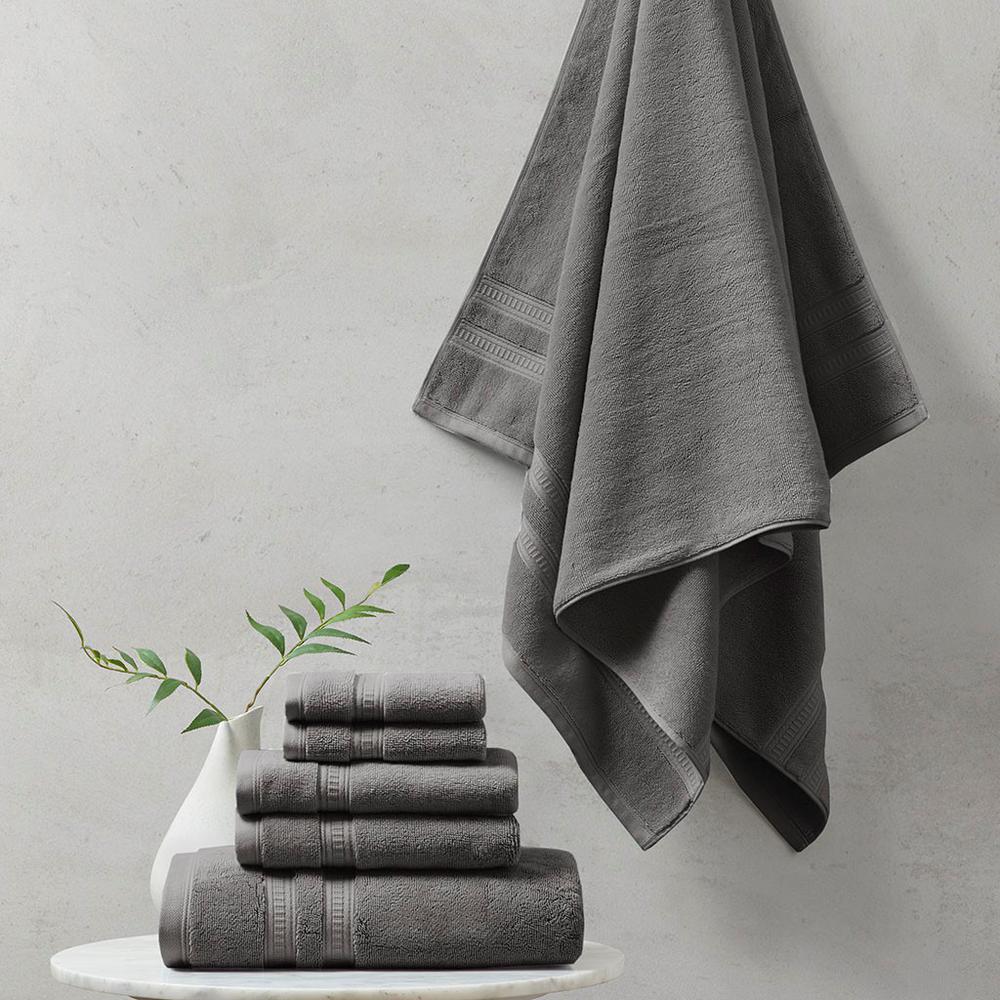 100% Cotton Feather Soft Towel 6PC Set, BR73-2440
