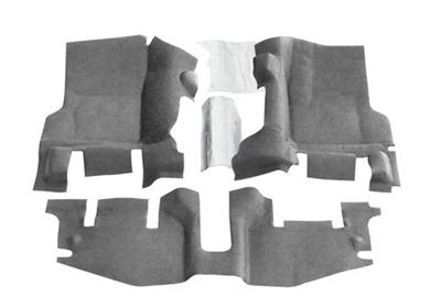 97-06 TJ FRONT 3PC FLOOR KIT BEDTRED
