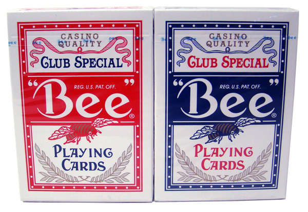 Bee No. 92 Diamond Back Club Special Red/Blue Decks