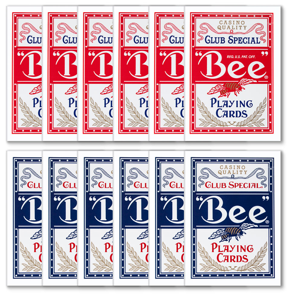 72 Bee No. 92 Diamond Back Club Special Red/Blue Decks Reg