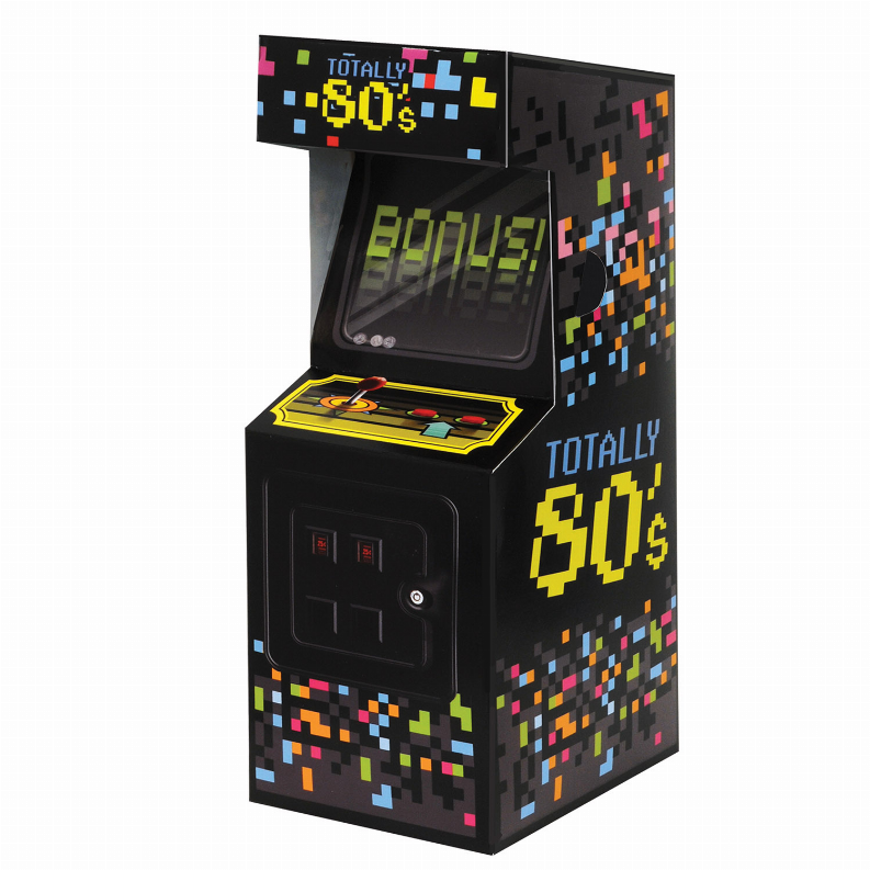 3-D Centerpiece - Multi-Color 80's 3-D Arcade Video Game