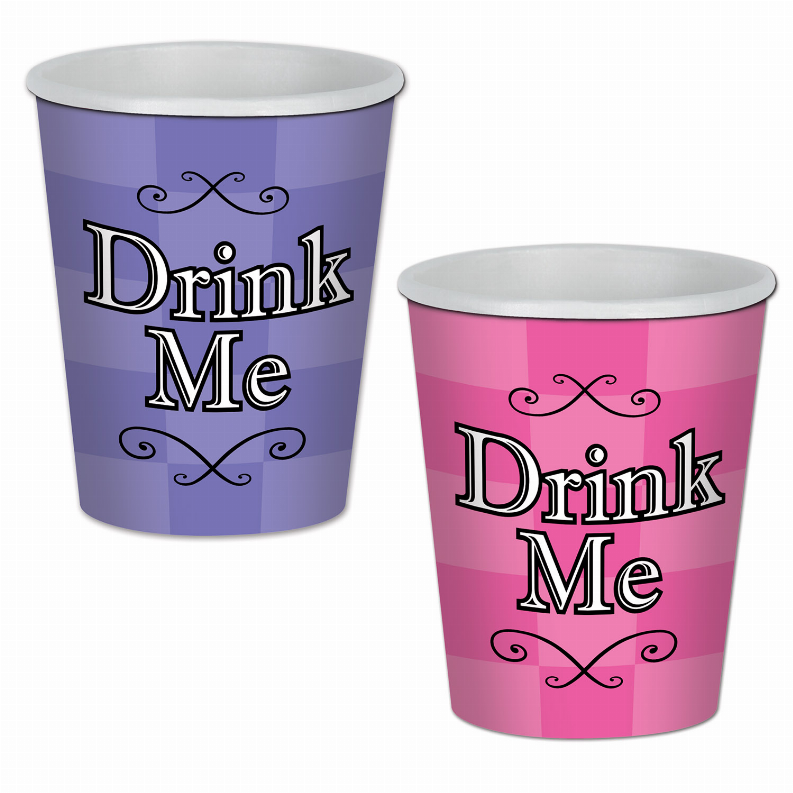 Beverage Cups for Parties & Occasions - 9 OzAlice In WonderlandAlice In Wonderland