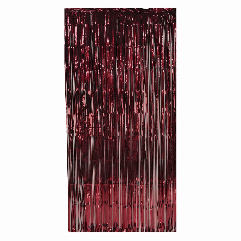 Curtains - 8 ft x 3 ftBurgundy