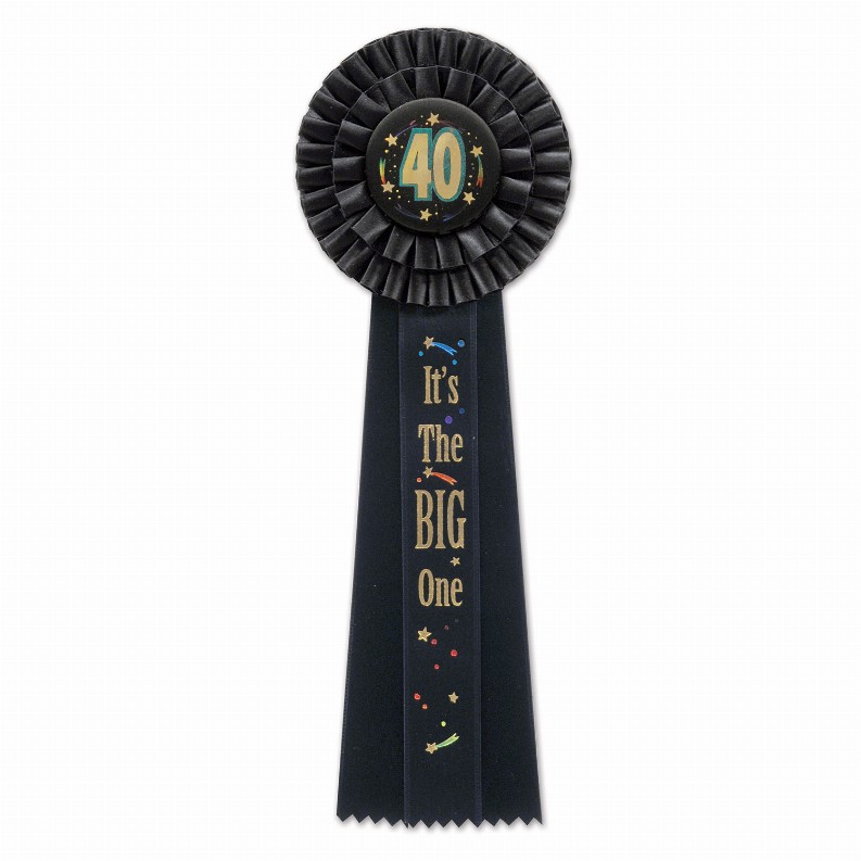 Deluxe Rosettes - 4.5 in x 13.5 inOver-The-Hill40 It's The Big One