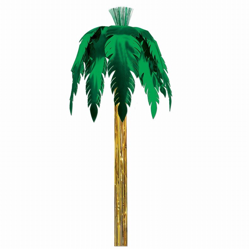Metallic Themed Decorations  - Luau Metallic Giant Royal Palm
