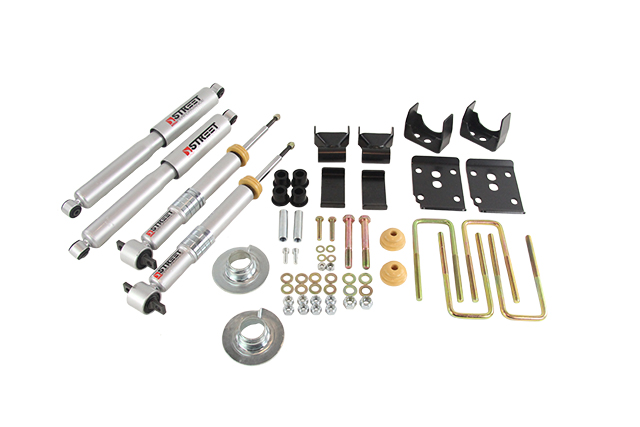 15-C F150 (EXT/CREW CAB SHORT BED) LOWERING KIT +1 TO -3IN F/5.5IN R W/ ST