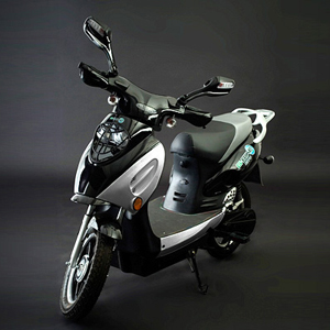 Scooter Bike - Electric - Black/Silver