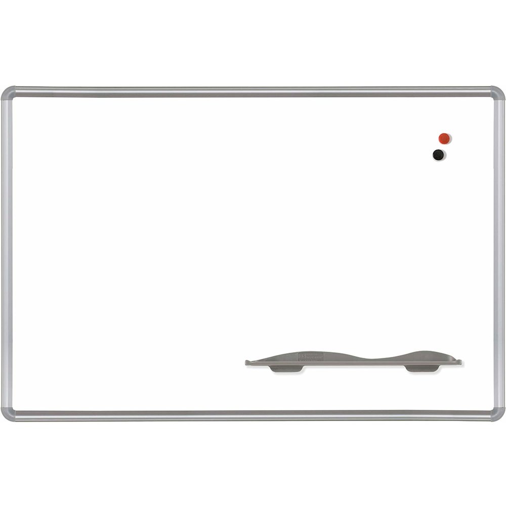Best-rite Porcelain Dry Erase Board, 96x48, Silver Aluminum Frame 