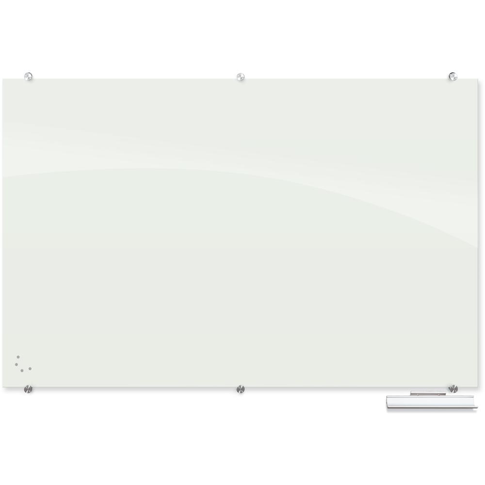 Balt Visionary Glass Dry-Erase Board 72" White Glass Surface