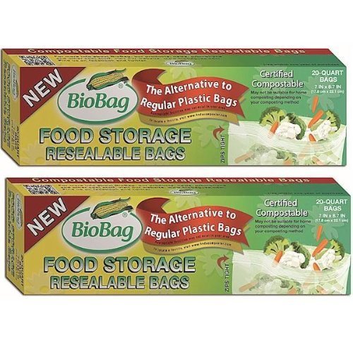 Biobag Food Storage Bag (1x20 CT)