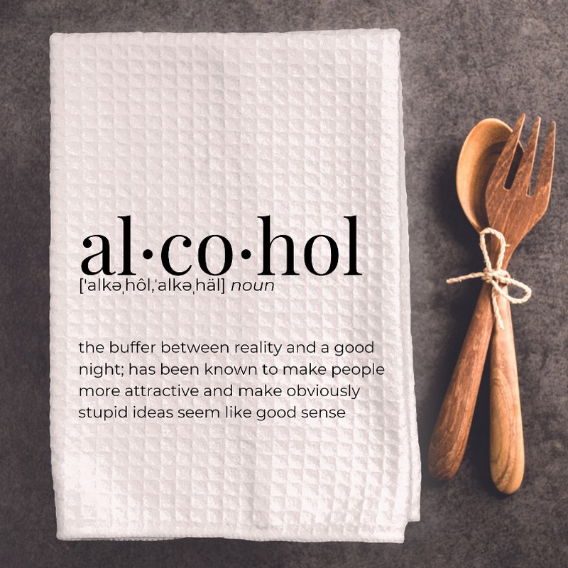 Alcohol Definition - Bar Towel