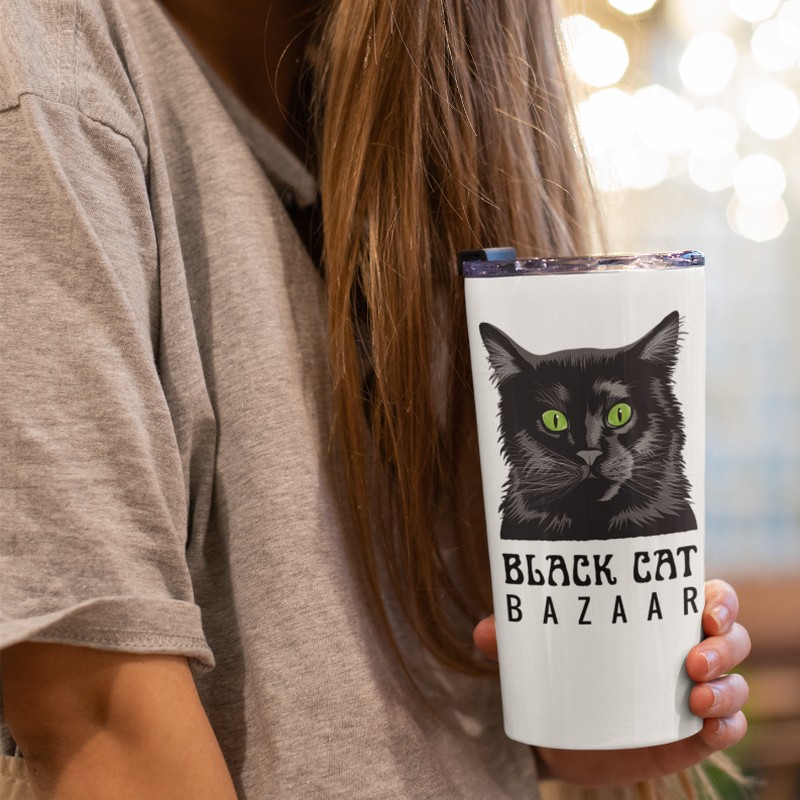 Black Cat Bazaar Tumbler