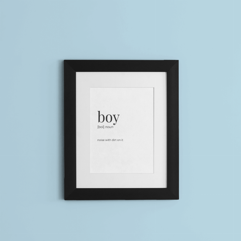 Boy - Greeting Card/Wall Art Print