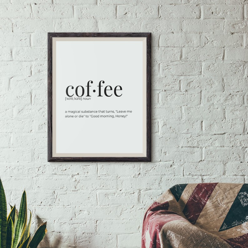 Coffee - Greeting Card/Wall Art Print