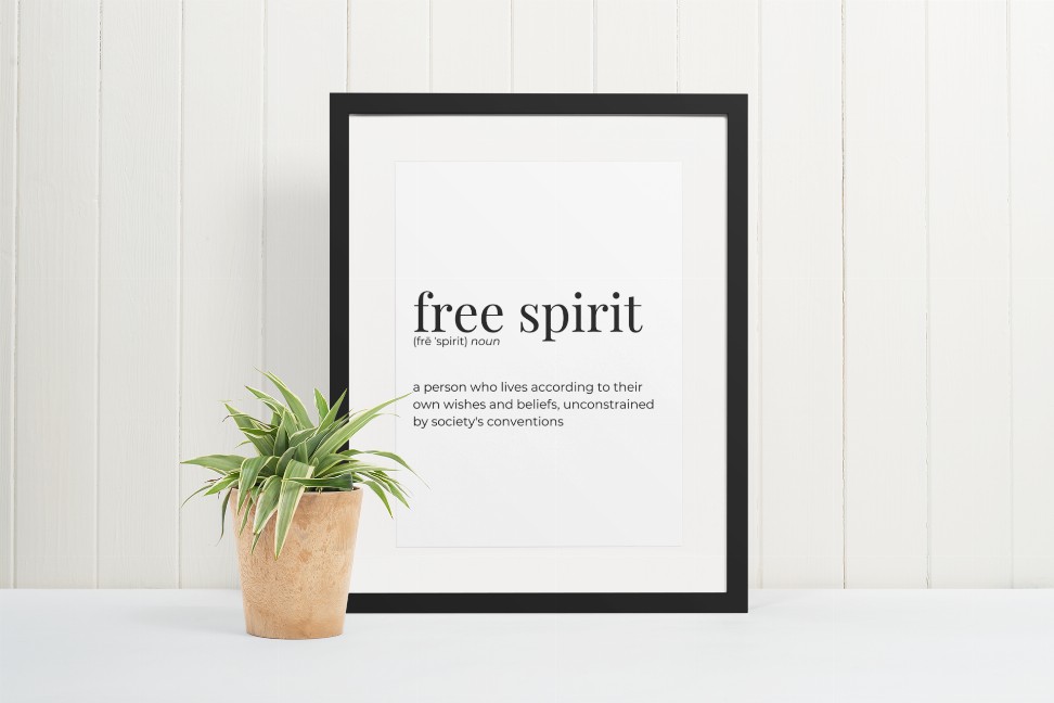 Free Spirit - Greeting Card/Wall Art Print