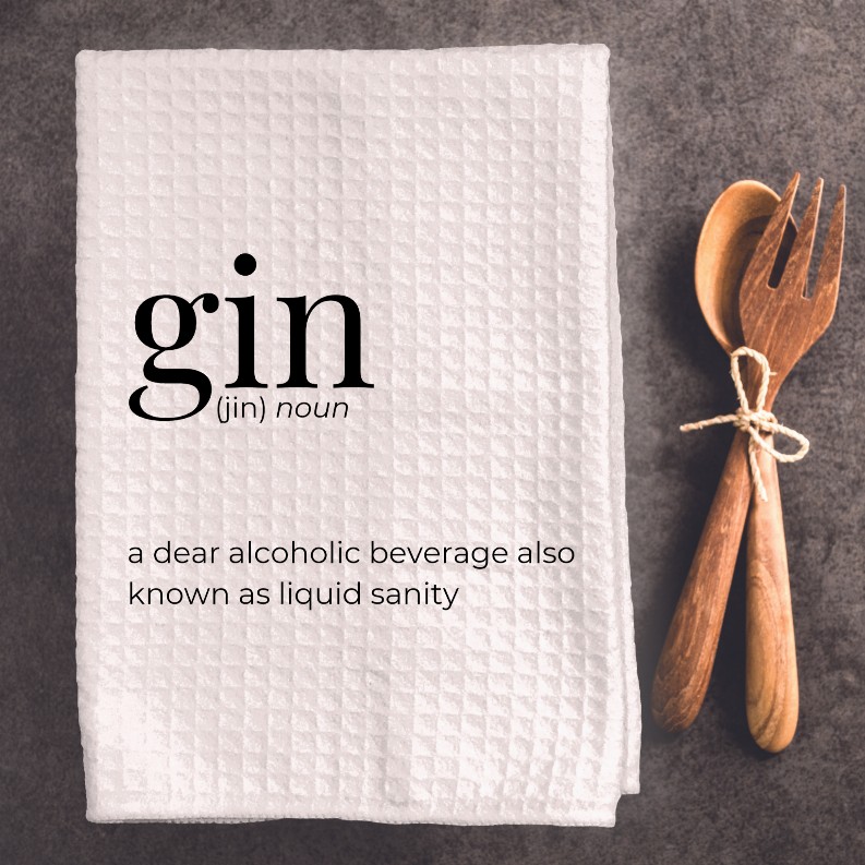 Gin Definition - Bar Towel