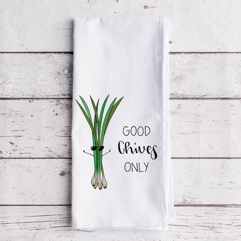 Good Chives Only - Tea Towel