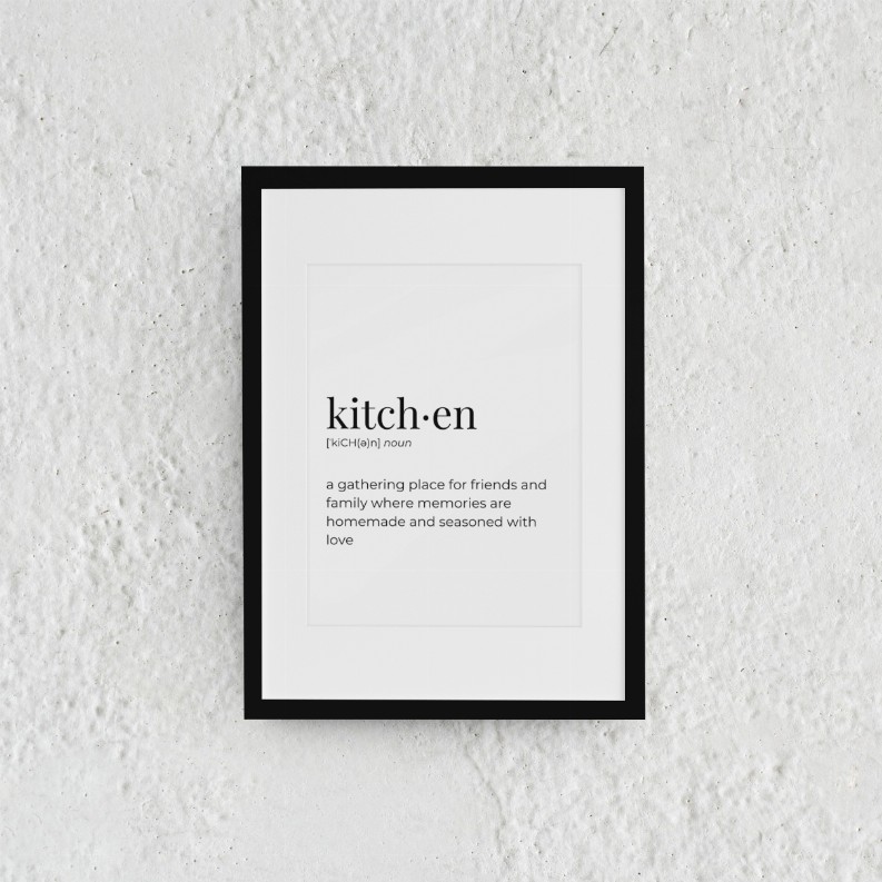 Kitchen - Greeting Card/Wall Art Print