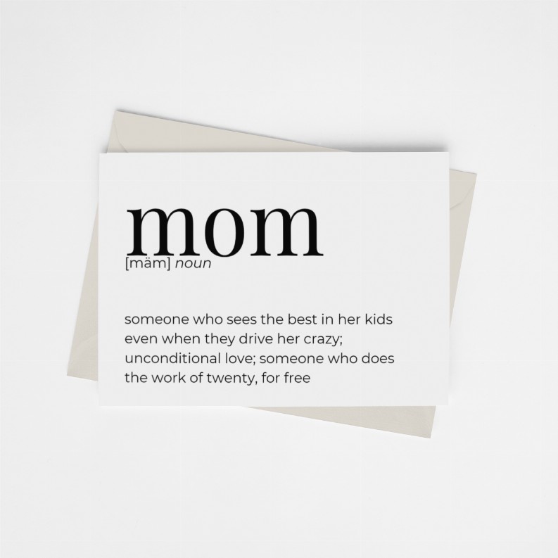 Mom - Greeting Card/Wall Art Print