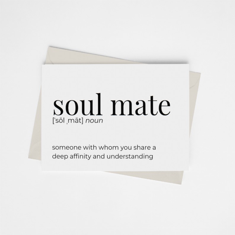 Soul Mate - Greeting Card/Wall Art Print