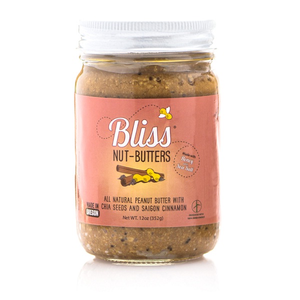 Bliss Cinnamon Chia Seed Peanut Butter (6x12 OZ)