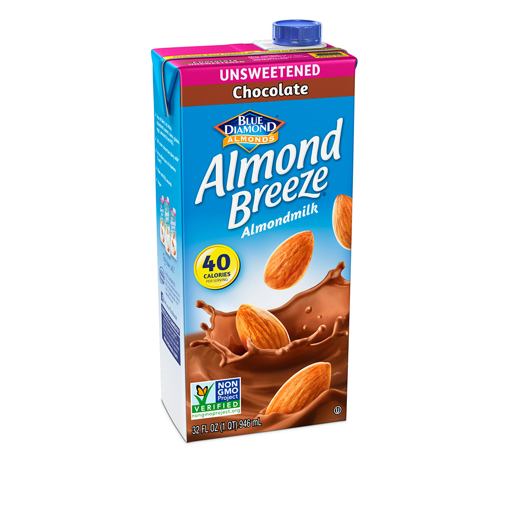 Blue Diamond Chocolate Almond Breeze Unsweetened (12x32 Oz)