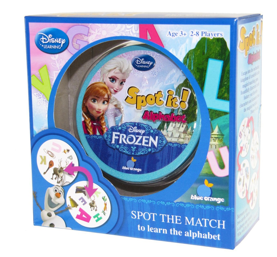 Spot It! Alphabet Disney Frozen Edition 