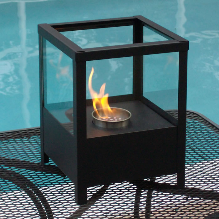 Sparo Tabletop Fireplace - Black