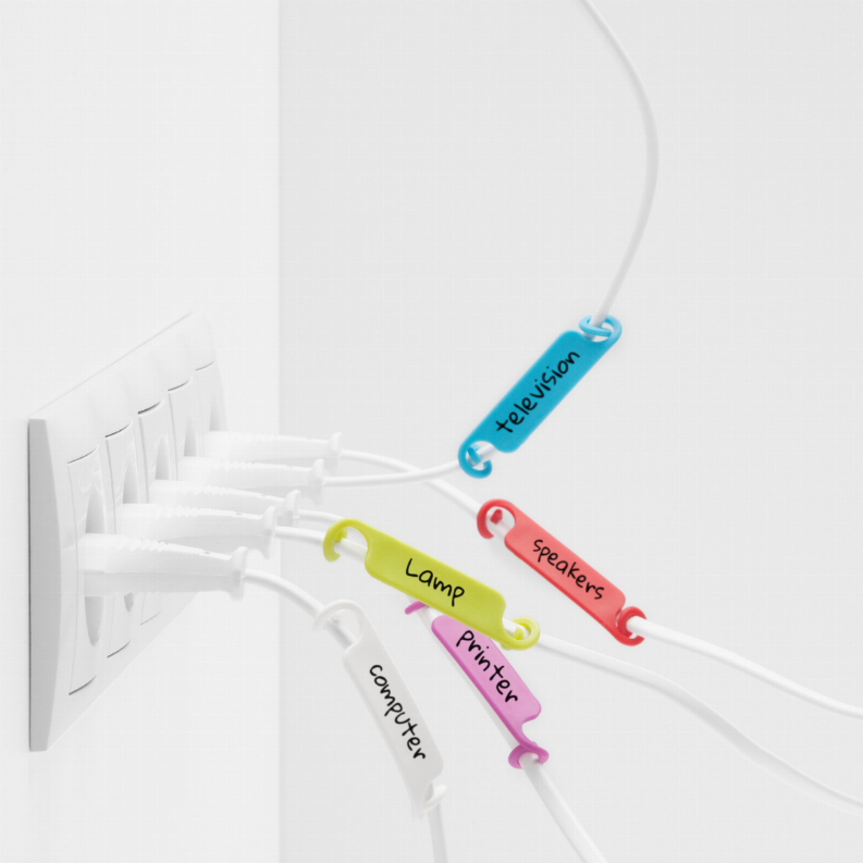Cable Tags 10-Pack - Never Pull The Wrong Plug Again