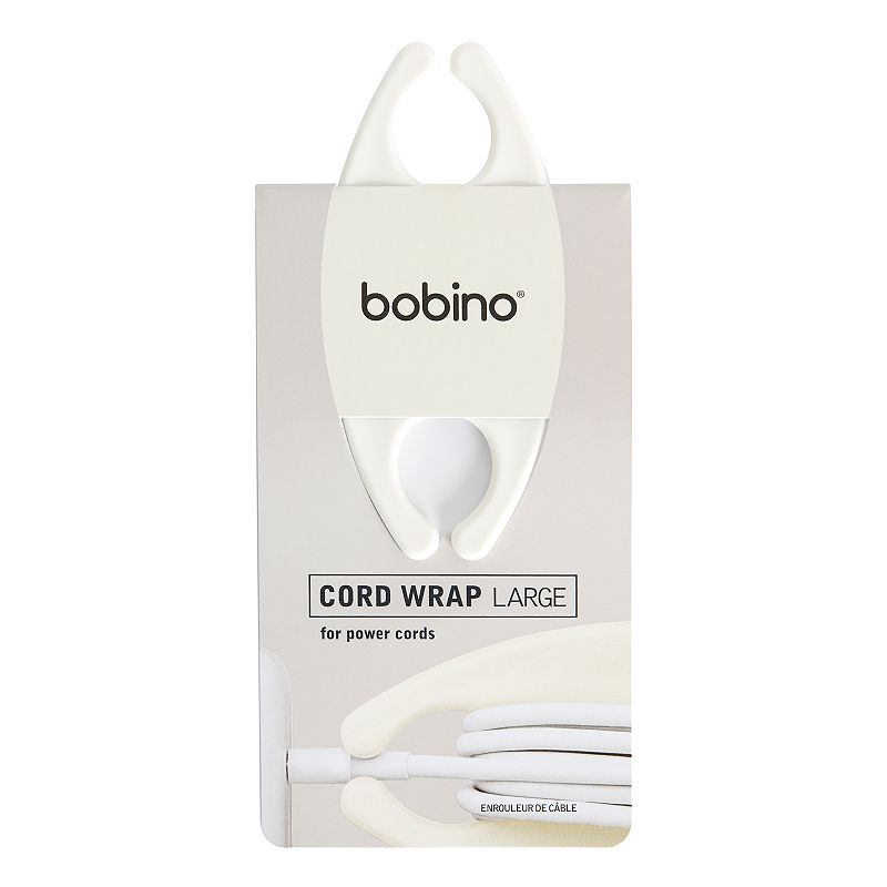 Cord Wrap - All Cables, Wires & Cords Organized - Large Cream White