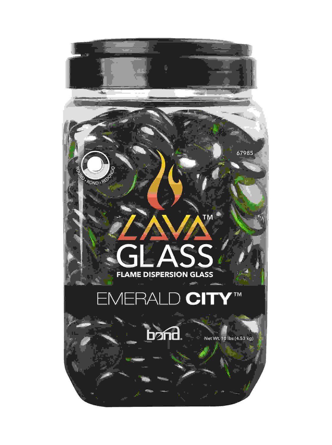 Round LavaGlass+ Emerald City 4-Pack