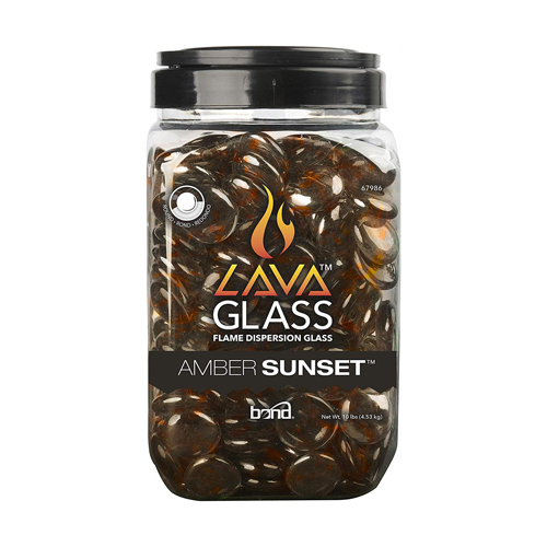 Round LavaGlass+ Amber Sunset+ 4-Pack