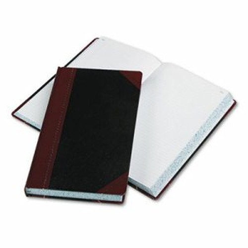 Boorum & Pease Boorum 9 Series Record Rule Account Books - 500 Sheet(s) - Thread Sewn - 8.62" x 14.12" Sheet Size - Red - White 