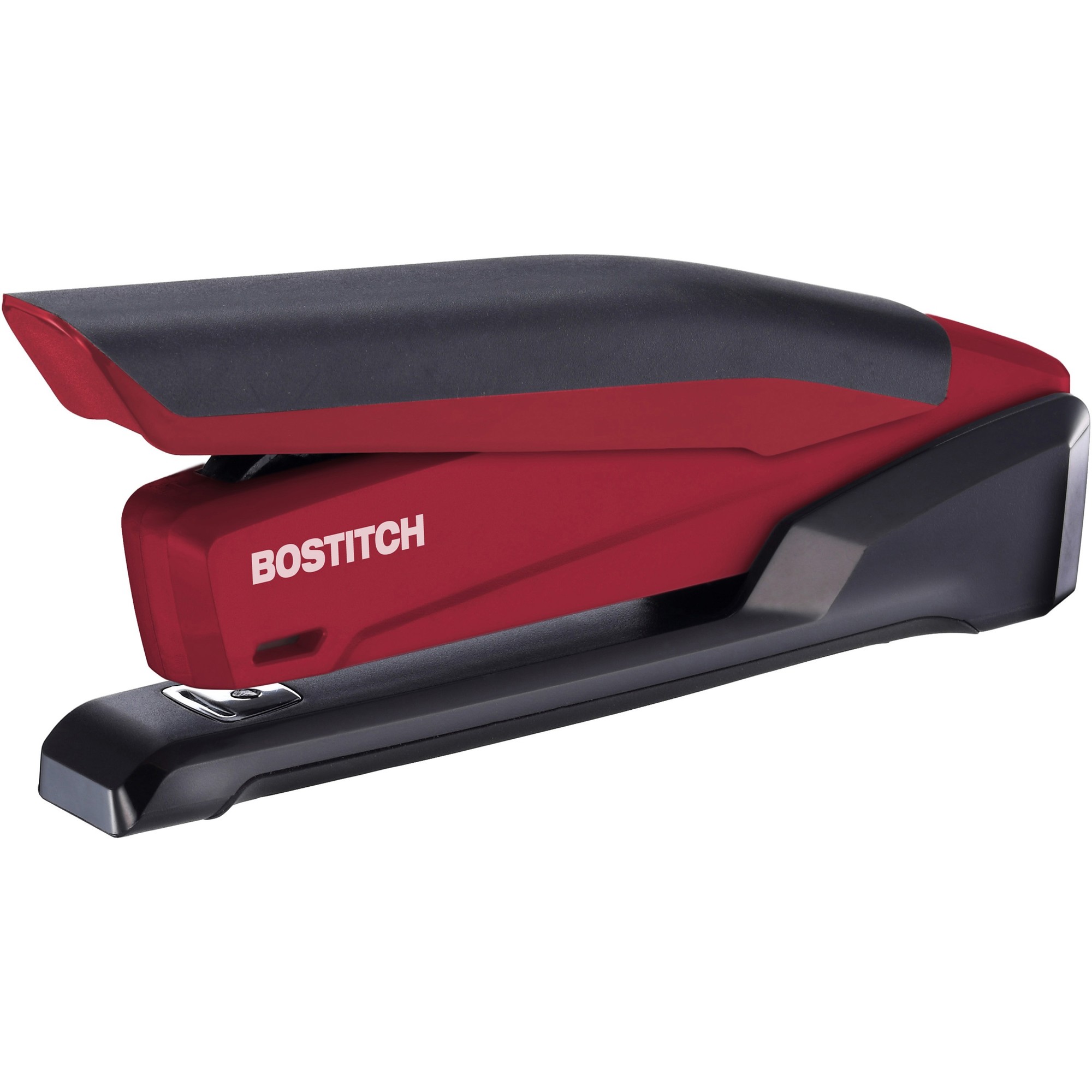 Bostitch InPower Spring-Powered Antimicrobial Desktop Stapler - 20 Sheets Capacity - 210 Staple Capacity - Full Strip - Red