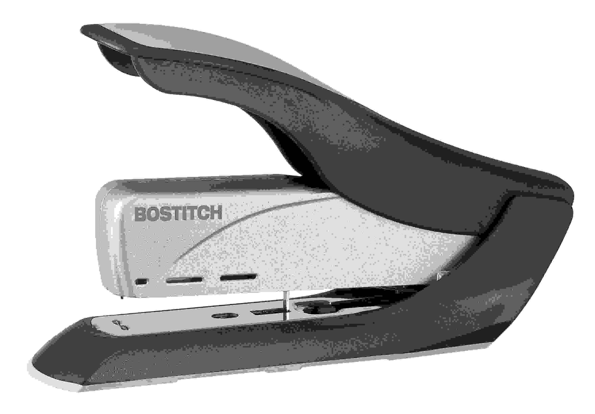 Bostitch Spring-Powered Antimicrobial Heavy Duty Stapler - 65 Sheets Capacity - 500 Staple Capacity - 5/16" , 3/8" Staple Size -
