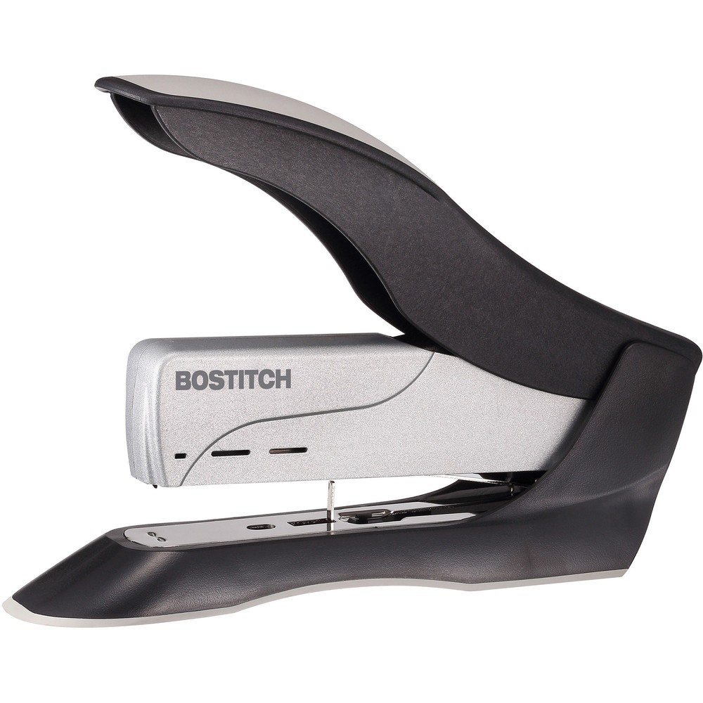 Bostitch Spring-Powered Antimicrobial Heavy Duty Stapler - 100 Sheets Capacity - 210 Staple Capacity - Full Strip - 1/2" Staple 