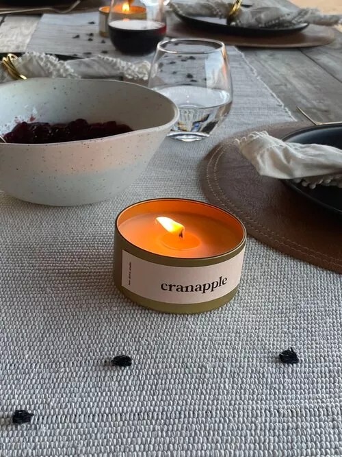 Cranapple Travel Candle | Apple, Cranberry, Orange