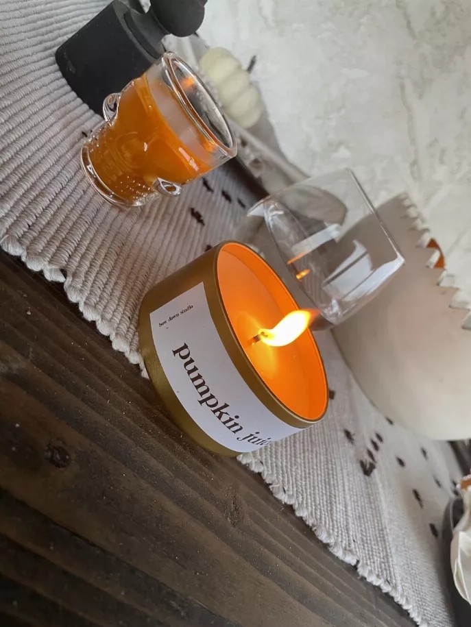 Pumpkin Juice Travel Candle | Pumpkin, Cinnamon, Nutmeg