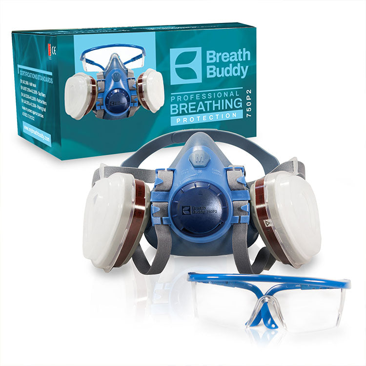 Breath Buddy Respirator (Plus Safety Glasses)