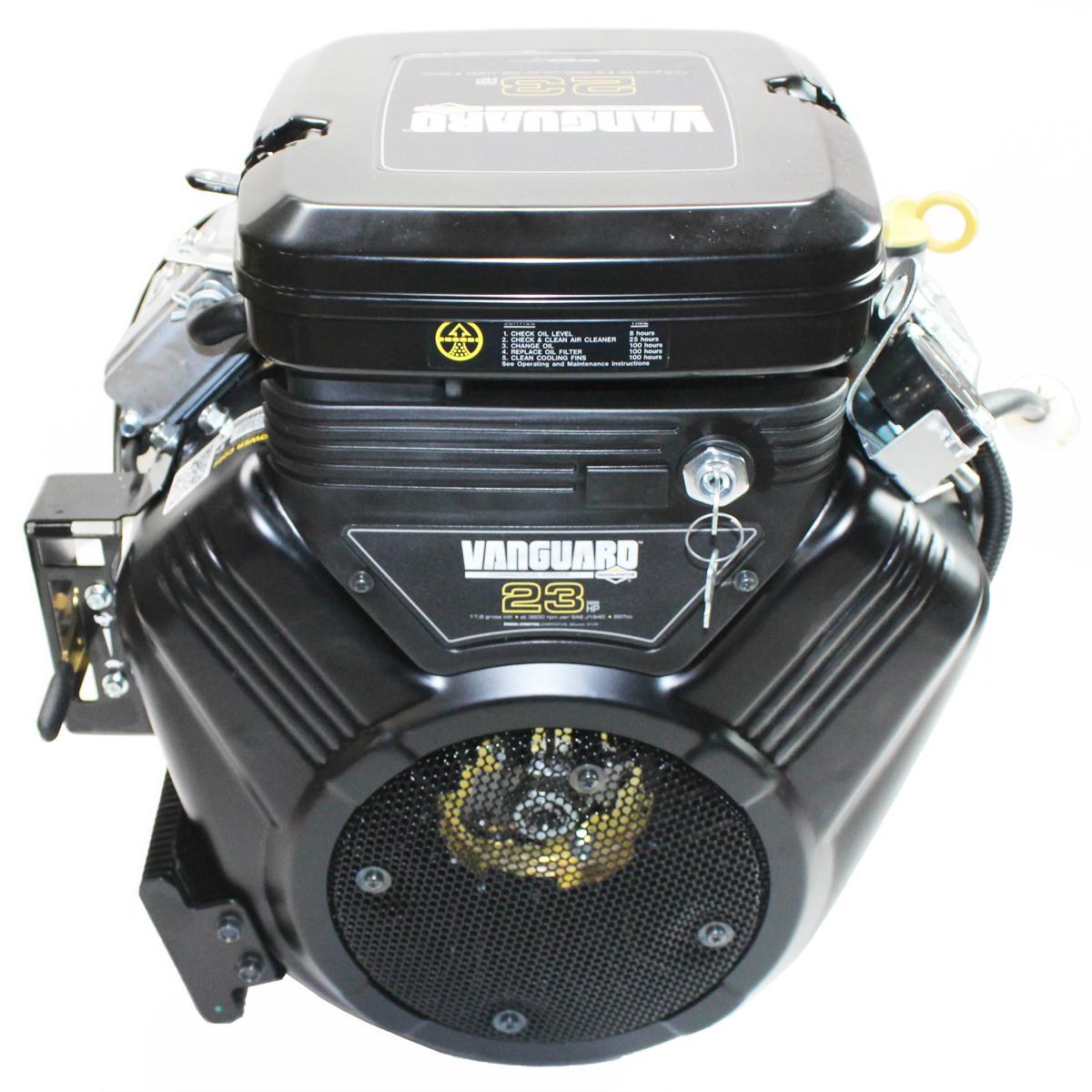 23hp Vanguard Horizontal 1"x2-29/32" Shaft, Electric Start, Fuel Pump, Oil Filter & Cooler, Key Switch Briggs & Stratton Engine 