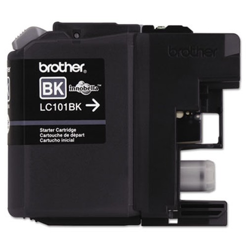 Brother Genuine Innobella LC101BK Black Ink Cartridge - Inkjet - Standard Yield - 300 Pages - Black - 1 Each