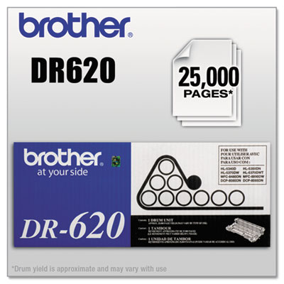 Brother DR620 Laser Drum - Laser Print Technology - 25000 - 1 Each