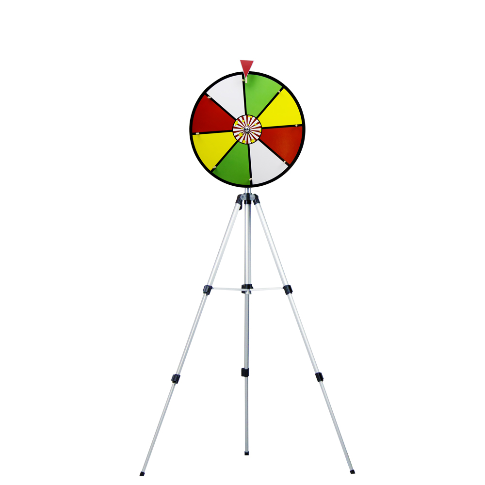 16" Color Dry Wheel Prize Wheel w/ Floor Stand